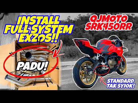 #1086 AKHIRNYA TUKAR EXZOS QJMOTO SRK 45ORR! BUNYI 