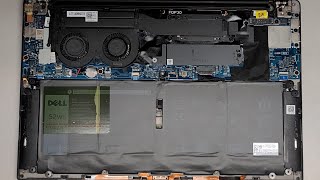 DELL XPS 13 9305 Disassembly SSD Hard Drive Battery Replacement Repair Quick Look Inside
