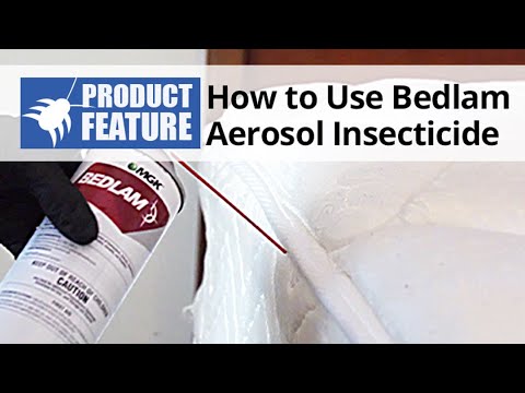  How to Use Bedlam Aerosol Insecticide Spray Video 