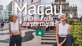 CHINA, PORTUGAL e LAS VEGAS NO MESMO LUGAR - assim é Macau!