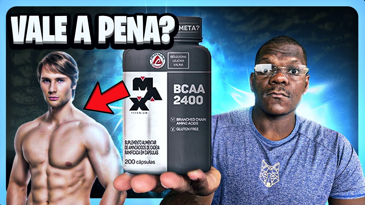 Miniatura da avaliação em vídeo de Suplemento BCAA 2400 Max Titanium 200 Cápsulas