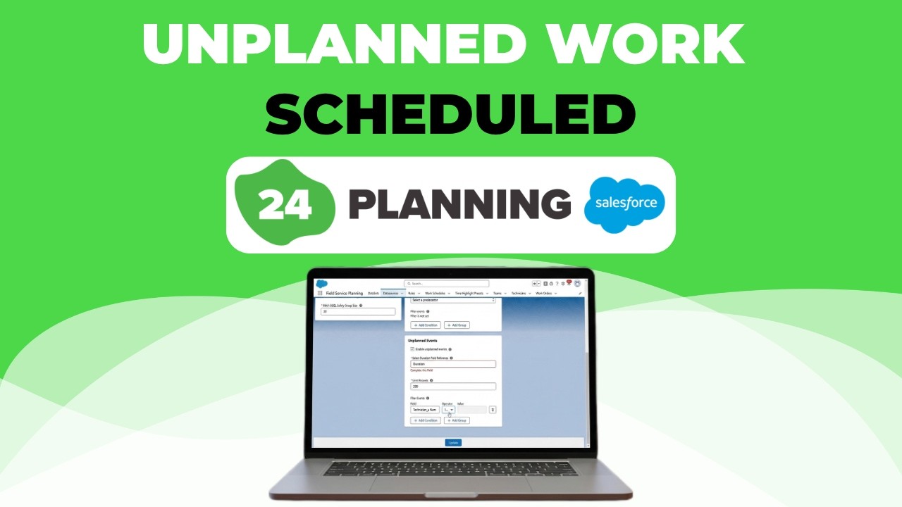 Schedule Unplanned Work Orders