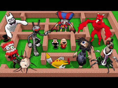 Maze Survival with Cursed Circus in Minecraft