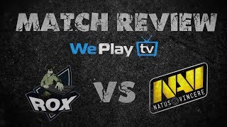Match review: NaVi vs Rox.Kis game 1 - Group D (in English and Russian)
