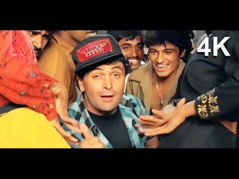 4K VIDEO | Koi Kahe Deewana Koi Kahe Anjana | Eena Meena Deeka Movie Song | 90s Rishi Kapoor Hits