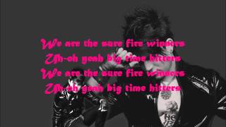 Sure Fire Winners by Adam Lambert (Lyrics)