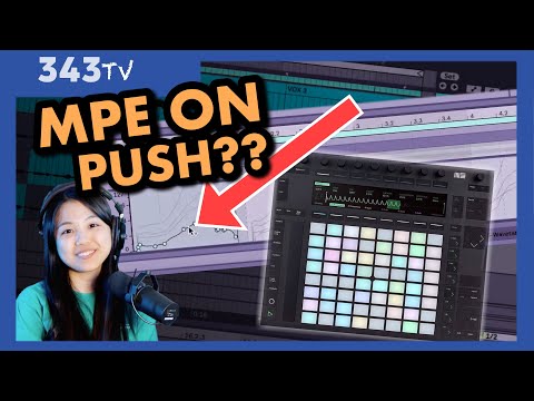 How To Use MPE With Ableton Push 2 in Live 11