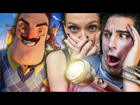 ANIMA AND SABRINA PLAY A HORROR! Hello Neighbor