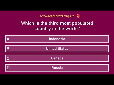 World Geography Quiz - Part 2 | 15 Questions | General Knowledge Quiz