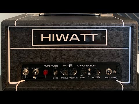 HIWATT Hi-5 Pure Tube Amplifier High Gain Metal Tone TEASER (Nails it in 14 Seconds)!!!