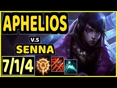 DOUBLELIFT (APHELIOS) vs SENNA - 7/1/4 KDA BOTTOM ADC CHALLENGER GAMEPLAY - NA