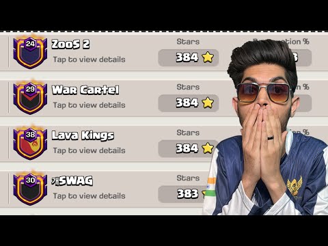 Indian Clan Fight for Global rank 1 in This CWL (Clash Of Clans)