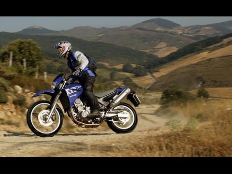 Yamaha XT 660R exhaust sound and fly by compilation