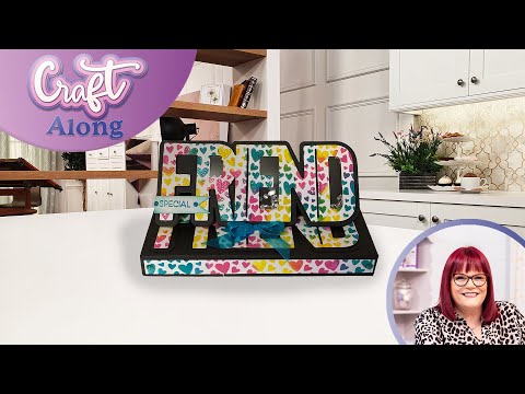 Craft Along: Shaped Word Dies with Debby Robinson (05 May 2021)