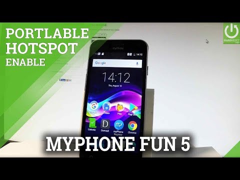 How to Create Wifi Hotspot on myPhone Fun 5 - Mobile Hotspot