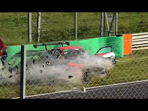 GT Open Testing Monza - Crash & Action