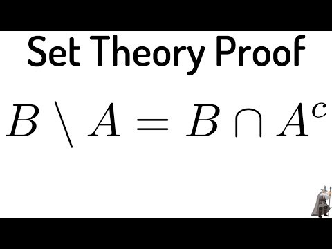 Set Theory Proof Example