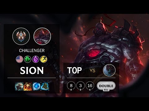 Sion Top vs Maokai - NA Challenger Patch 10.11