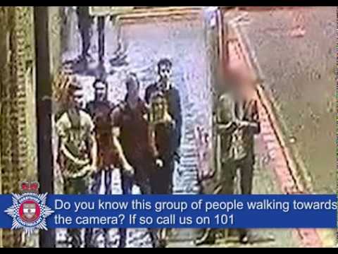 CCTV footage released after late night assault in Derby city centre