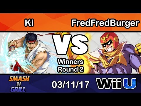 Smash N Grill - DCG | Ki (Ryu) vs CHG | FredFredBurger (Captain Falcon) Winners Round 2