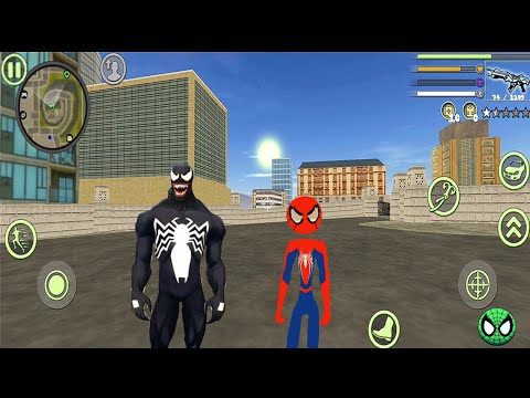 Super Venom Spiderman Rope Hero Old Gameplay #20 - Android Gameplay