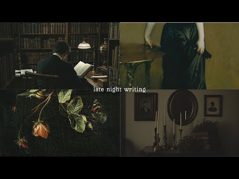 a dark academia playlist for late night writing