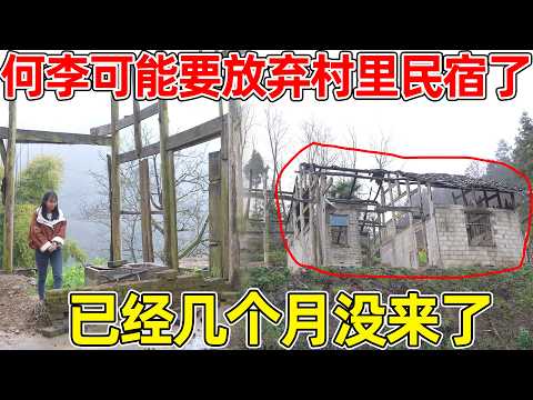 挖了几个月的老房地基塌了，何李想放弃做民宿了，几个月不来村里，李俊也无能为力了