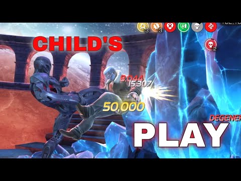 Rank 4 Ultron Clears 1.5 Million Health In 54 SECONDS | Labyrinth Of Legends Old Man Logan - MCOC  