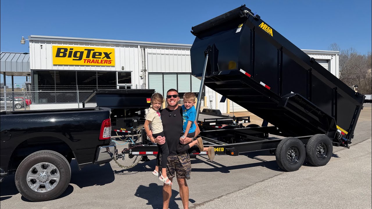 My New Dump Trailer! BIG Tex 14TD