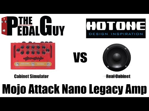 ThePedalGuy Presents Hotone Mojo Attack Pro Tips Cabinet Simulator vs Real Cabinet