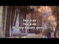 Crazy Genius Panic At The Disco Lyrics