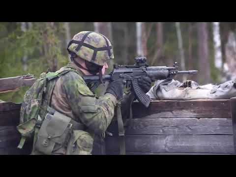 Finnish Army's Karelian Brigade (KARPR)  - Live Fire Exercise