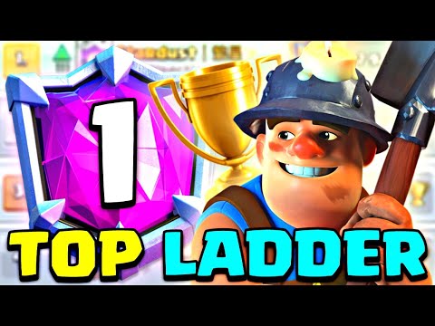 TOP 1 LADDER PUSH | 7900+ CUPS | CLASH ROYALE