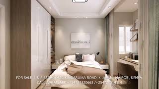 FOR SALE: 1 & 2 APARTMENTS: POLARIS RESIDENCE, KILIMANI-NAIROBI-KENYA