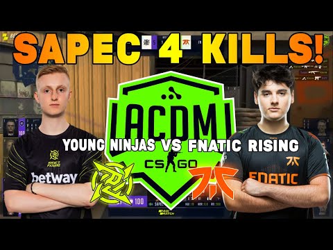 ❌YOUNG NINJAS VS FNATIC RISING | WePlay Academy League Season 3🔥