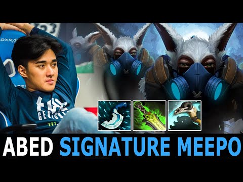 ABED SIGNATURE MEEPO IN EU vs SABERLIGHT | DOTA 2 Gameplay