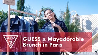 Guess @Mayadorable Brunch in Paris | #GUESEco