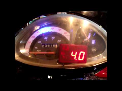 Obrotomierz elektroniczny w skuterze