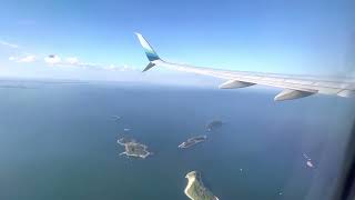 Alaska Airlines AS1352 Afternoon takeoff BOS