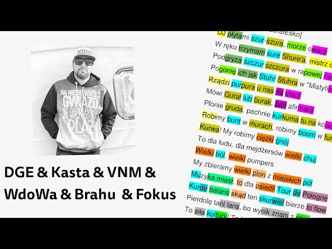 DonGuralEsko & Waldemar Kasta & VNM & WdoWa & Brahu & Fokus - Kolor Purpury | Rym za rymem