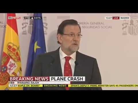 Spanish PM 'Very Sad' After French Alps Plane Crash