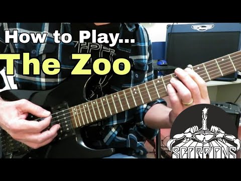 How to Play THE ZOO - The Scorpions. Guitar Lesson Tutorial.