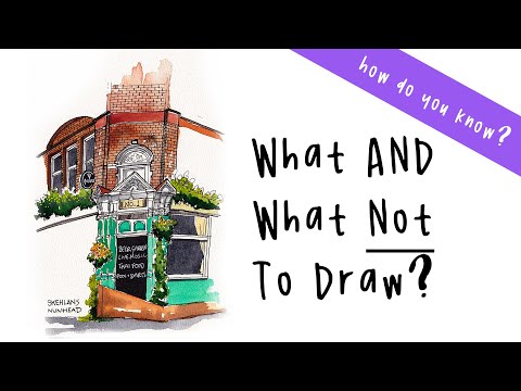 Sketch Less, Say More: Minimalist (Pub) Sketching 🍺