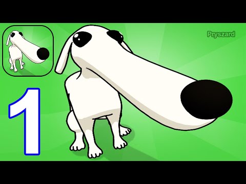 Long Nose Dog - Gameplay Walkthrough Part 1 Tutorial Let Me Do It For You (iOS, Android)