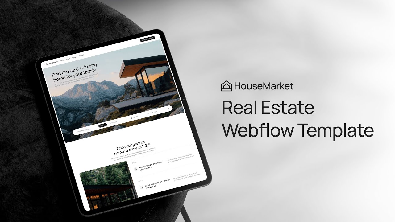 HouseMarket - Real Estate Business Webflow Template | BRIX Templates
