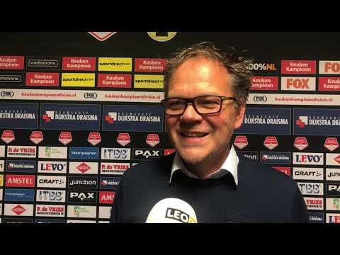 Reactie Henk de Jong na afloop van SC Cambuur - Almere City FC (3-1)