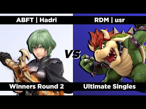 Super Smash QWERTZ #8  - Pools Winners Round 2 - ABFT | Hadri (Byleth) vs. usr (Bowser)