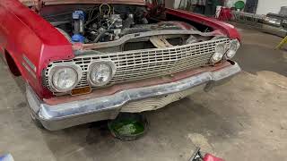 1963 Impala Project Car  -  Radiator Replacement