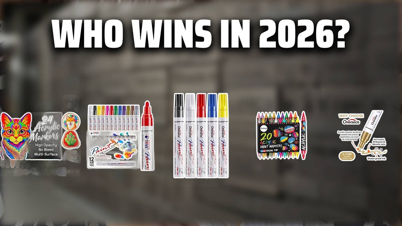 The Top 5 Best Permanent Markers in 2026 - Must Watch Before Buying!