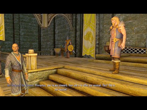 First time I hear this dialog between Proventus Avenicci and Jarl Balgruuf